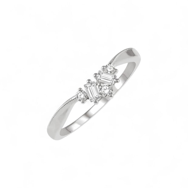 Diamond Wedding Bands  -  Women'