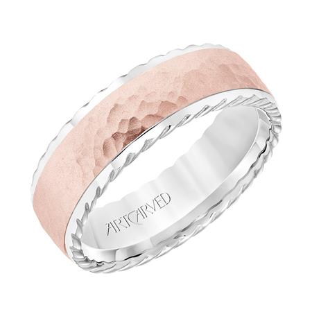 Gold Wedding Bands  -  Men'