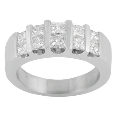 Diamond Wedding Bands  -  Women'