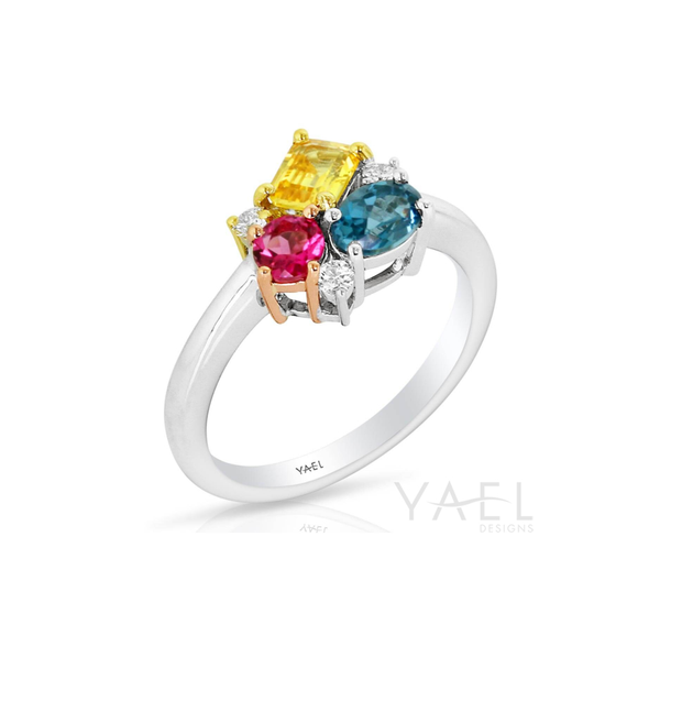 Colored Stone Rings  -  Women'