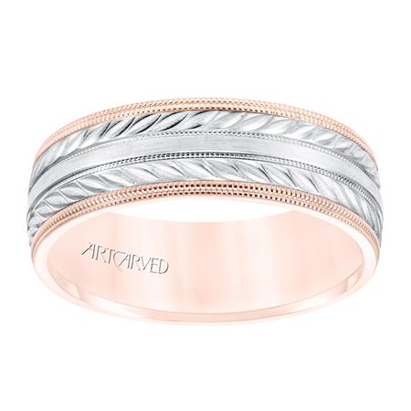 Gold Wedding Bands  -  Men'