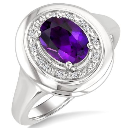 Colored Stone Rings  -  Women'