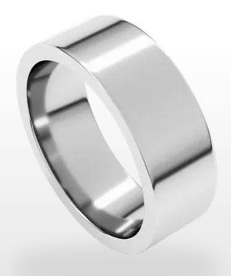 Platinum Wedding Bands  -  Men'
