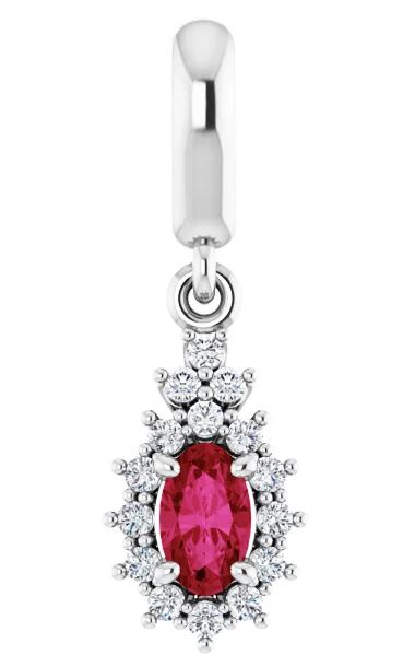 Colored Stone Pendant